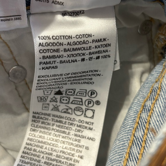 Levi’s 501 Distressed Denim Shorts - Picture 11 of 13